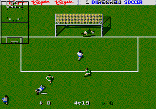 Dino Dini's Soccer (Europe) In game screenshot